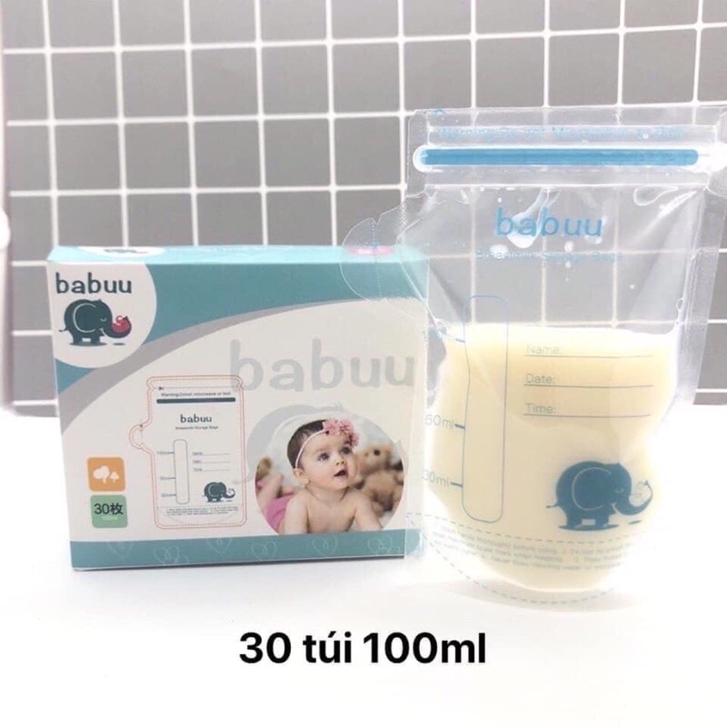 túi trữ sữa Babuu 100ml