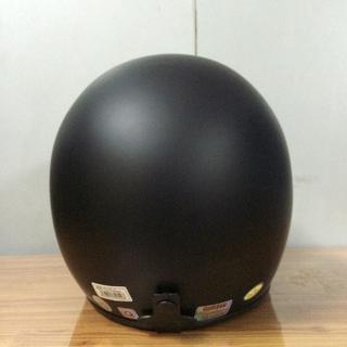 MŨ BẢO HIỂM 3/4 DAMMTRAX ĐEN TRƠN