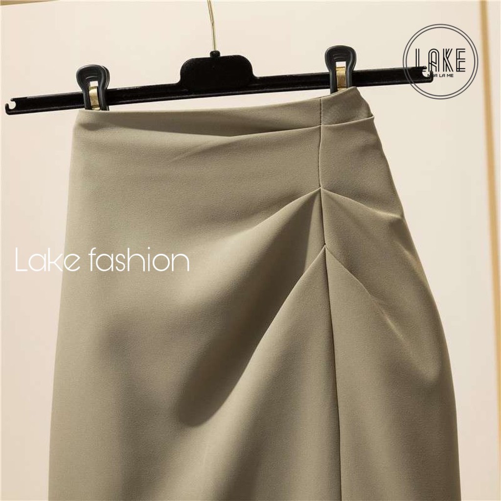 Chân váy dài, chân váy chữ a xẻ tà Lake fashion | BigBuy360 - bigbuy360.vn