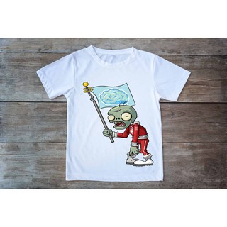 Áo thun in hình Zombie cầm cờ