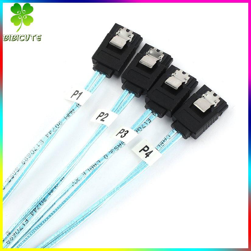Cáp Chuyển Đổi Sas 4i Sff-8087 36p 36-pin Sang 4 Sata 7pin 0.5m | BigBuy360 - bigbuy360.vn