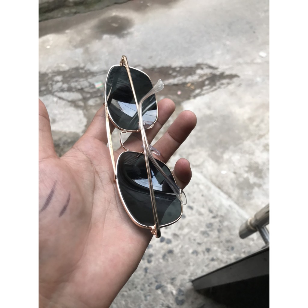 Kính RAYBAN Tròng Chữ Nhật Chính Hãng