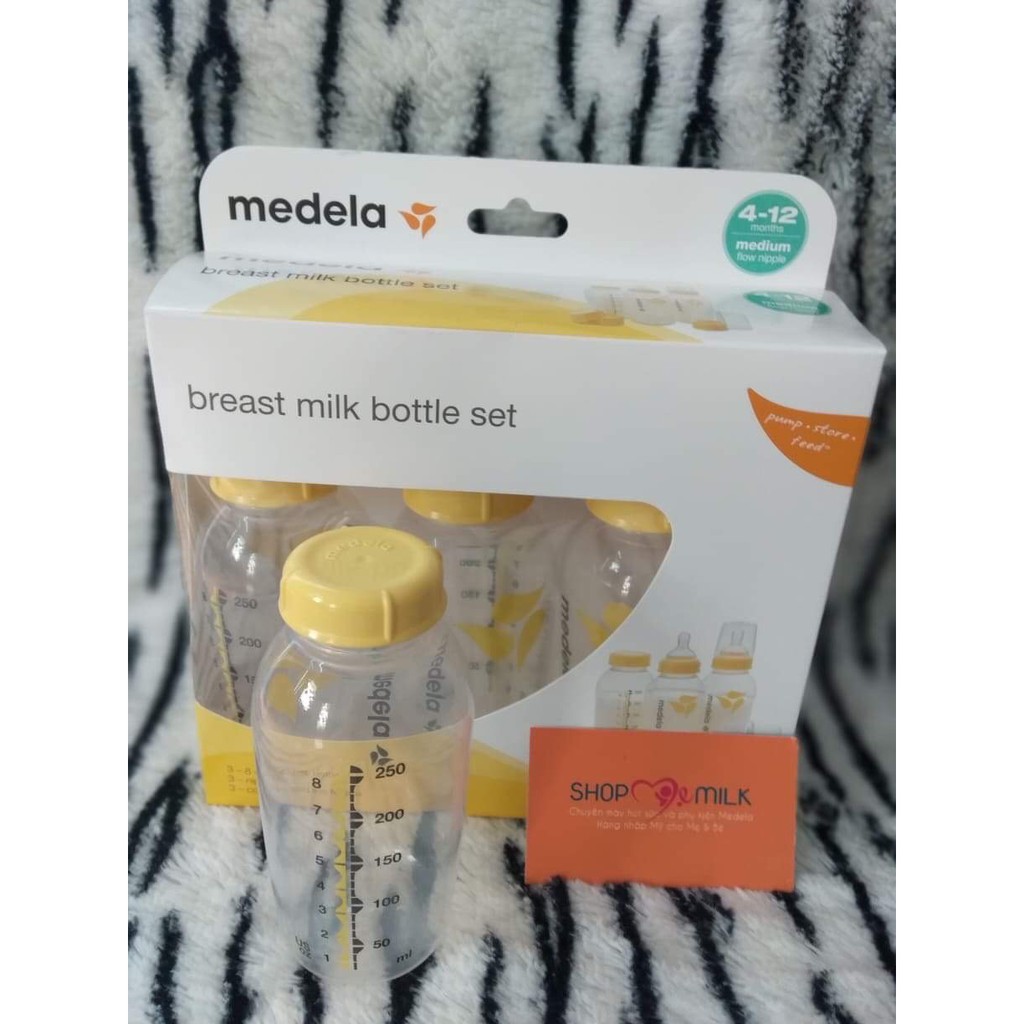 Set 6 Bình trữ sữa MEDELA 150ml - 250ml