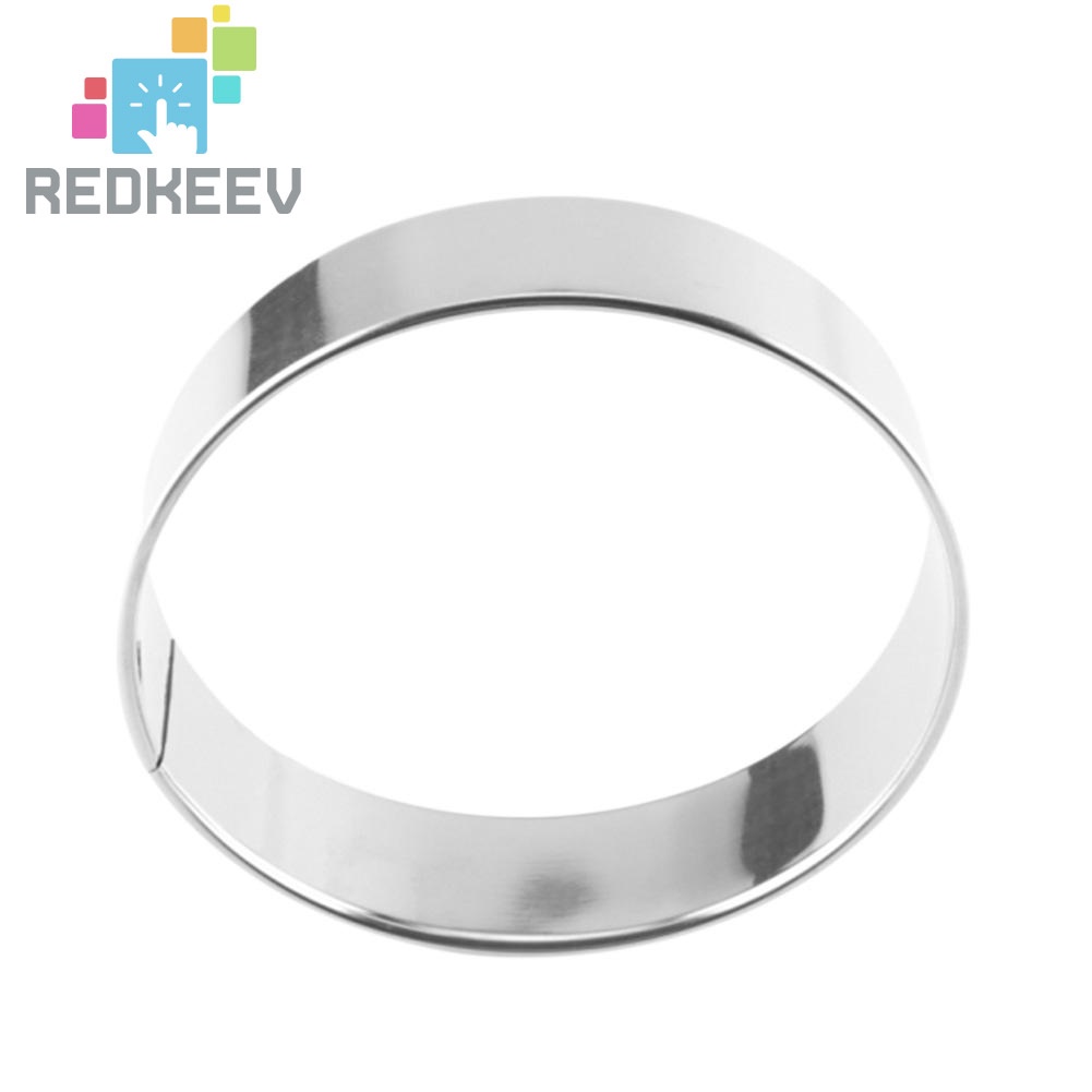 Bộ 14 khuôn làm bánh xếp hình tròn bằng thép không gỉ