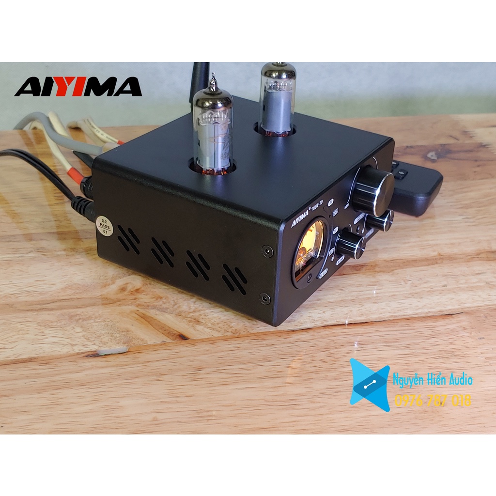 Amply AIYIMA Tube T9 kết hợp giải mã và pre đèn Tặng dây quang choseal 1,5m