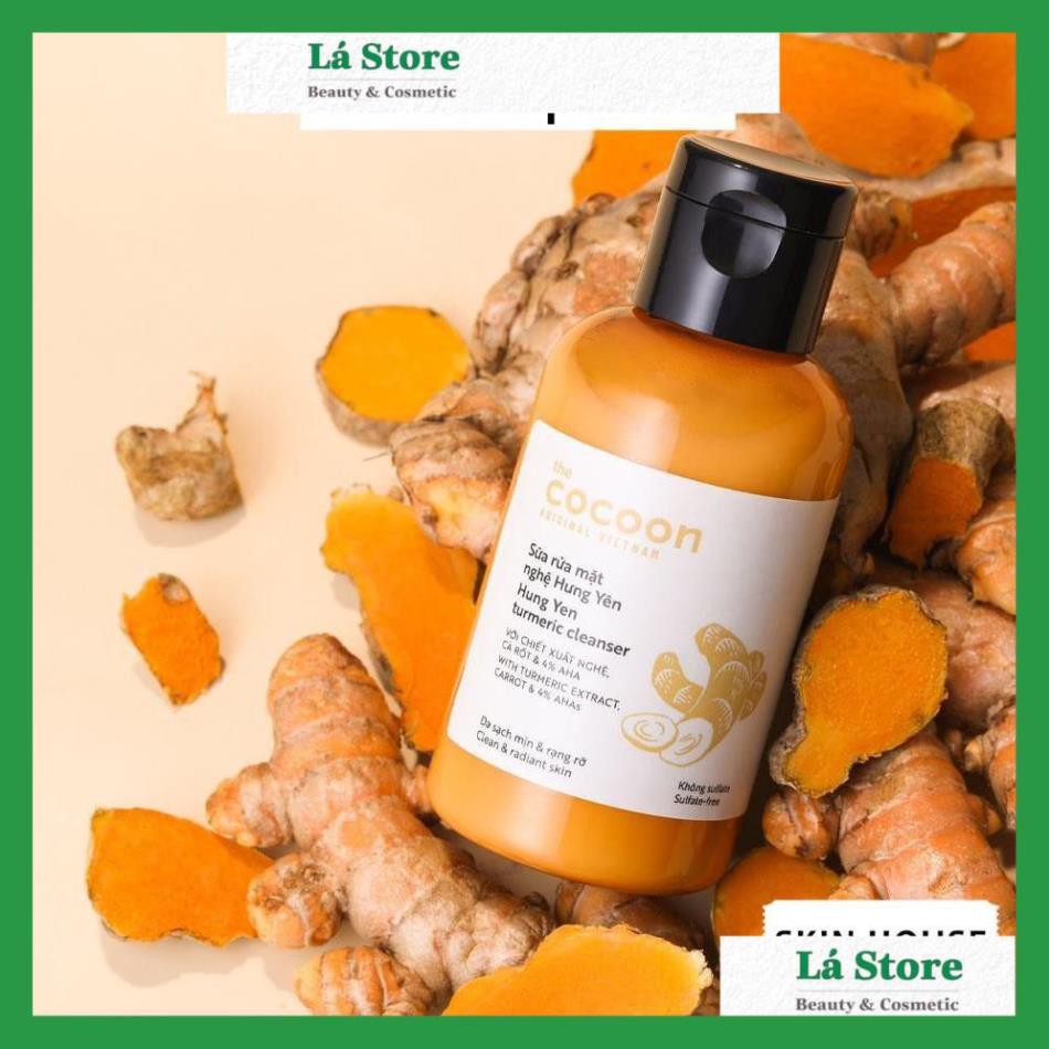 Sữa rửa mặt Nghệ Cocoon  - Sữa rửa mặt nghệ Hưng Yên cocoon 140ml sáng mịn mờ thâm | BigBuy360 - bigbuy360.vn