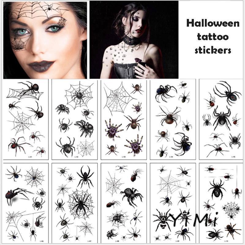 Hình xăm dán vết thương giả hóa trang halloween thiết kế sáng tạo