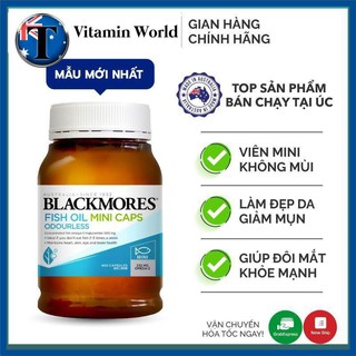 Dầu cá không mùi Blackmore viên mini Blackmores Odourless Fish Oil Mini Caps