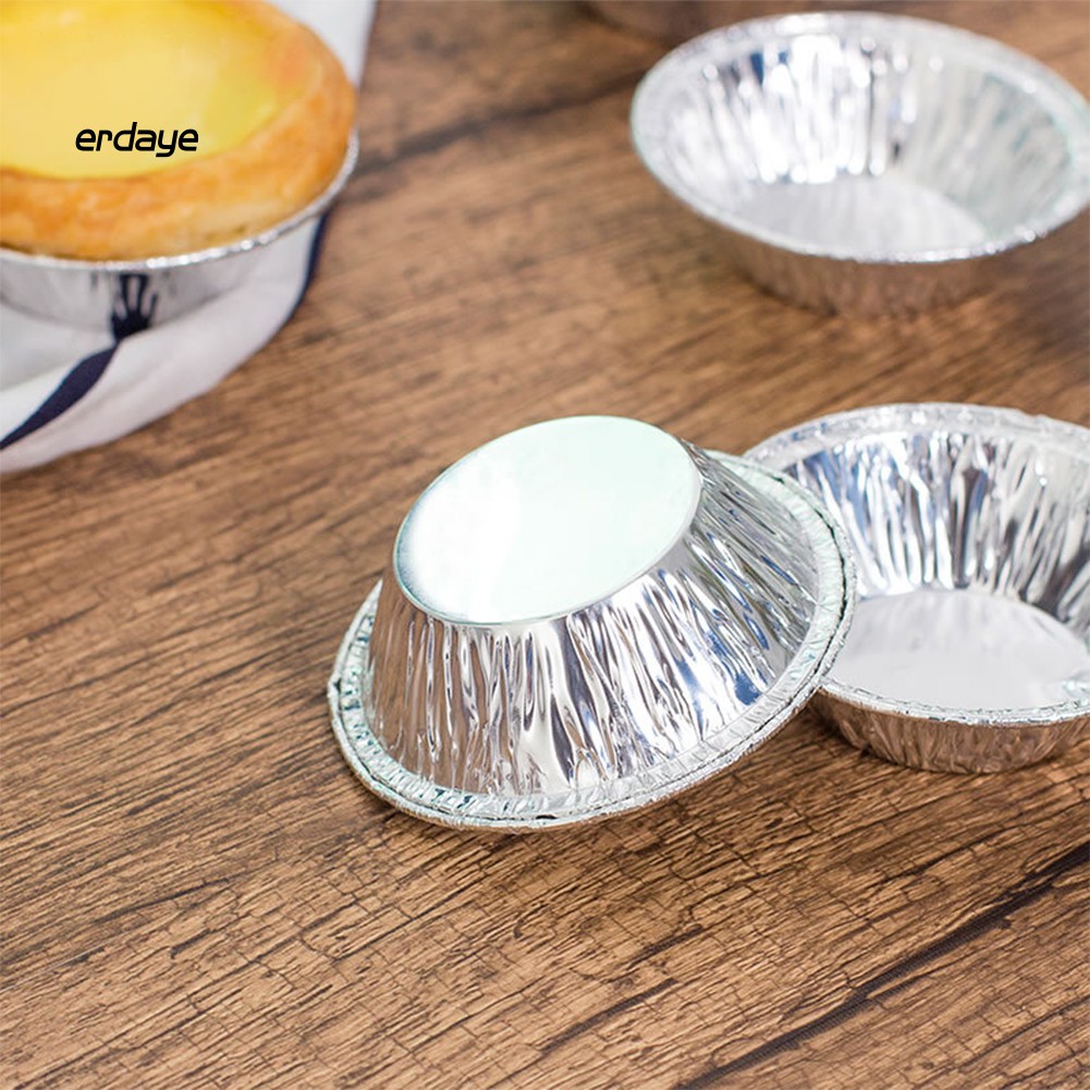 Set 100 khuôn làm bánh trứng bánh cupcake dùng một lần