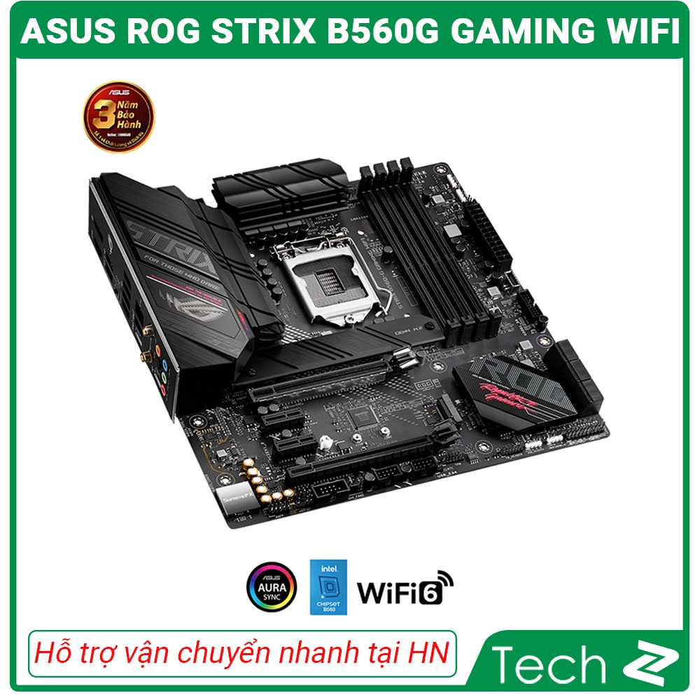 Mainboard ASUS ROG STRIX B560 G GAMING WIFI (Intel B560, Socket 1200, m-ATX, 4 khe Ram DDR4)