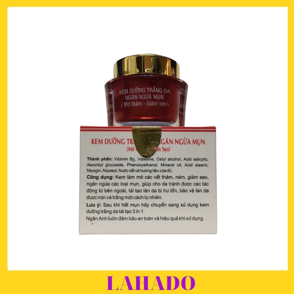 Kem dưỡng trắng da mặt ngừa mụn New Today linh chi 12g