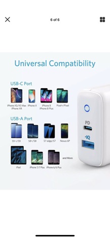 Cốc Sạc ANKER PowerPort PD2 - A2625