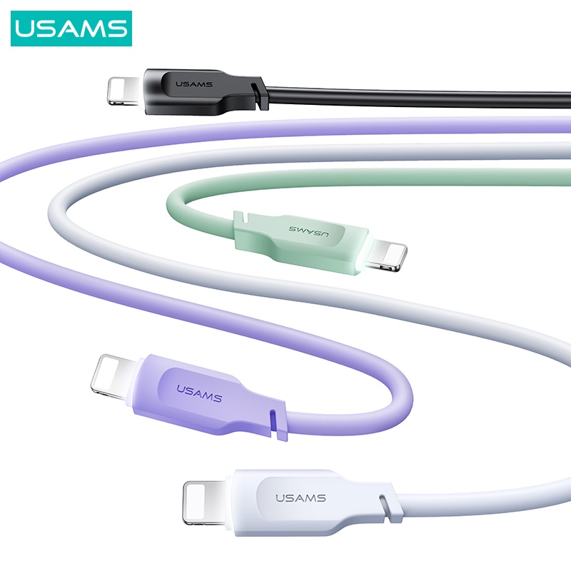 Usams Dây Cáp Sạc Nhanh PD 20W 2.4A USB IP Dành Cho Điện Thoại / Máy Tính Bảng