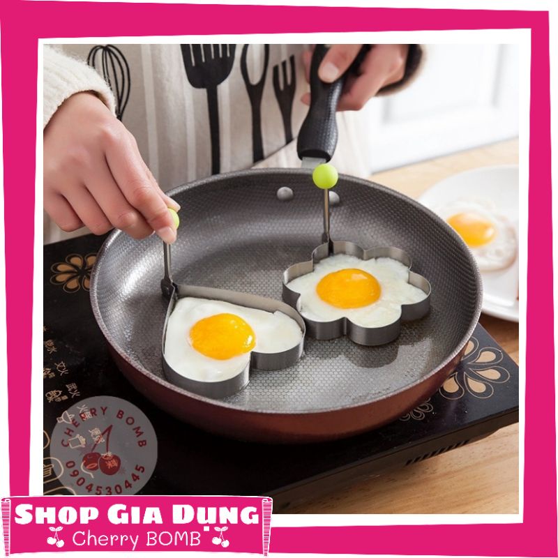Khuôn Hình Rán Trứng Ốp La - Khuôn Tạo Hình Rán Trứng
