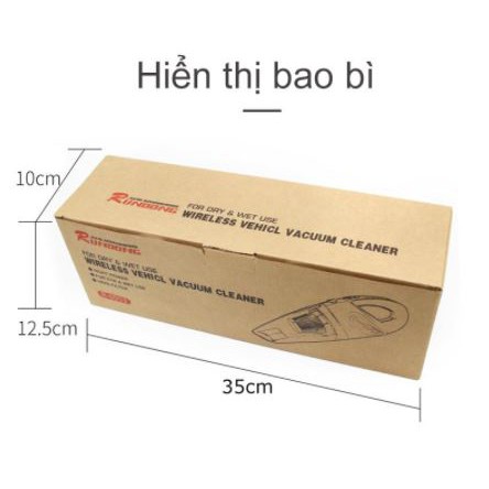 ⚡CHÍNH HÃNG⚡ Máy Hút Bụi Mini R6053 Cầm Tay, Đa Năng Xe Hơi Ô TÔ và Gia Đình - Máy R-6053 bản cao cấp Adapter