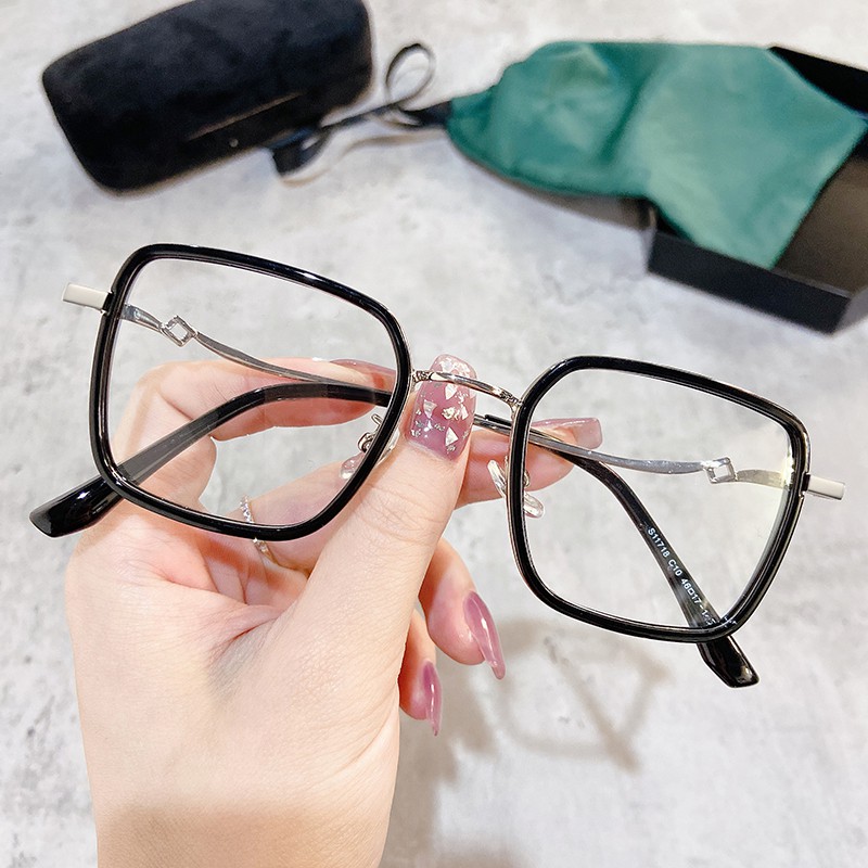 Mắt Kính Gọng Vuông Phong Cách Retro Thời Trang Cho Nam Nữjz11718 | BigBuy360 - bigbuy360.vn