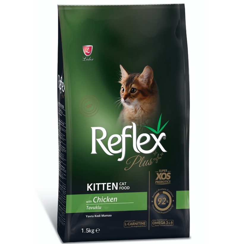 [1.5kg] Reflex Plus Kitten Chicken - Hạt khô dành cho mèo con vị Gà