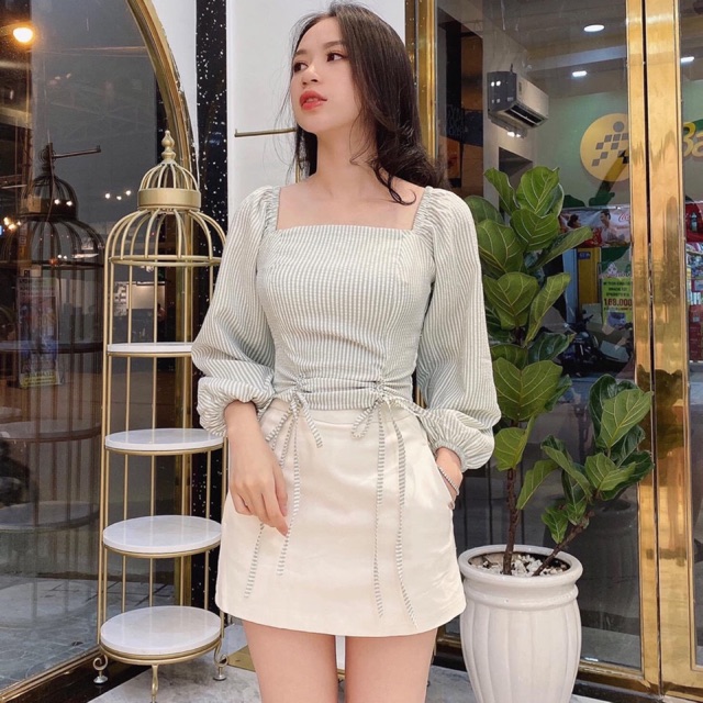 Áo croptop 🌷Áo croptop tay phồng | BigBuy360 - bigbuy360.vn