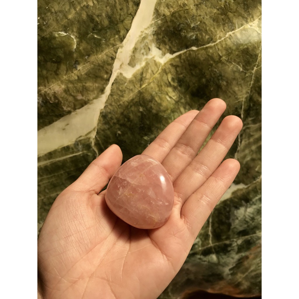 Đá thach anh hồng tự nhiên dạng viên nhiều size, đá thanh tẩy, sưu tầm, trang trí | BigBuy360 - bigbuy360.vn