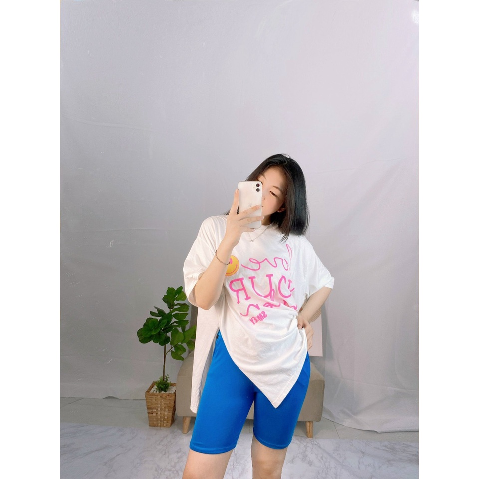 Quần legging lửng nhiều màu cạp chun trên gối legging đùi nữ ngố mặc ở nhà