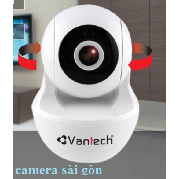 Camera wifi robot Vantech V2010 2.0MEGAPIXEL+ THẺ 32GB