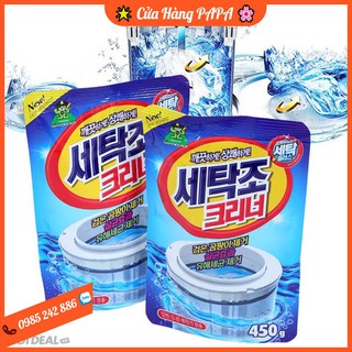 Bột tẩy vệ sinh lồng máy giặt Sandokkaebi Combo 20 gói