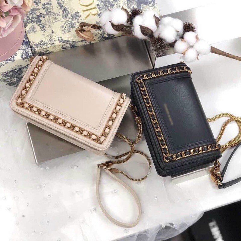 Túi cnk xuất viền xích size 20cm