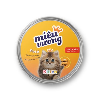 Pate tươi Miêu Vương Kitten cho mèo con, cún con