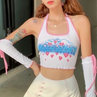 Áo yếm cột dây croptop phng cách cá tính quyến rũ