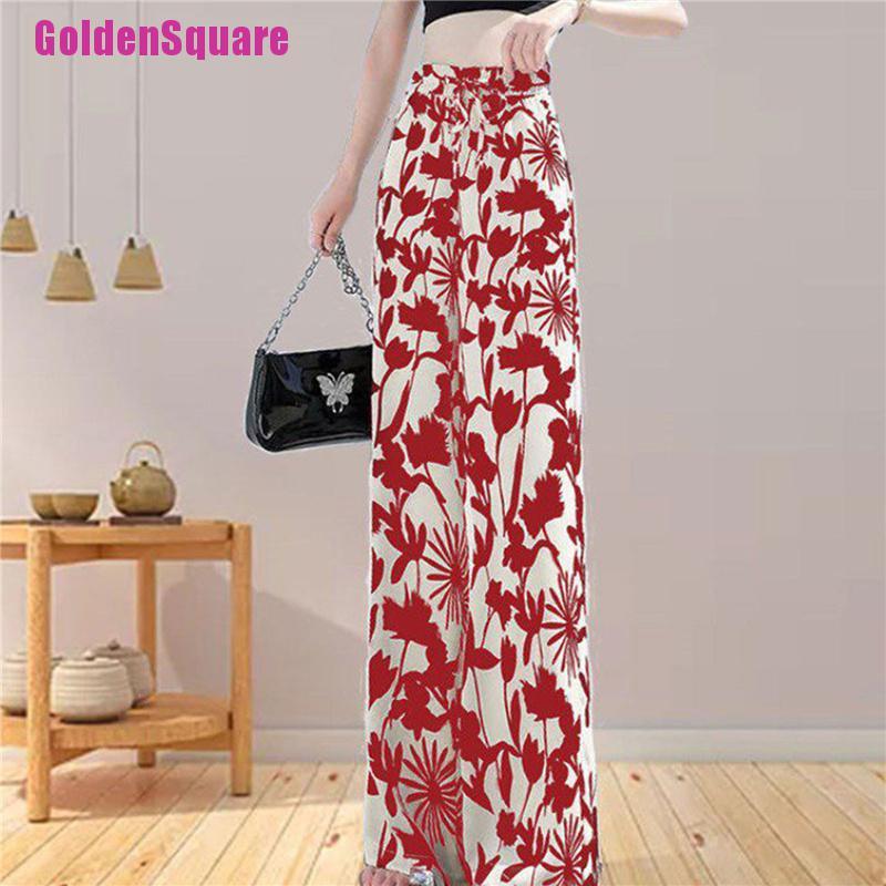 Quần Dài Nữ Ống Rộng In Hoa Thời Trang | BigBuy360 - bigbuy360.vn