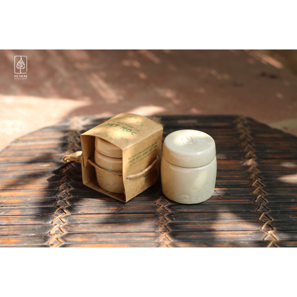 Rửa mặt tự nhiên Nét Mộc Vietherb: massage và dưỡng da mặt, làm sạch mềm mịn mà không căng tức, có thể ăn được