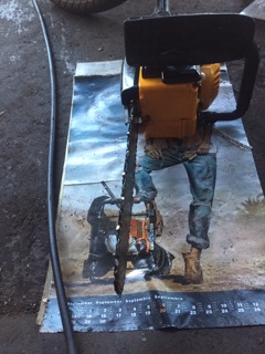 Máy cưa xích mini ryobi es29a hàng bãi nhật
