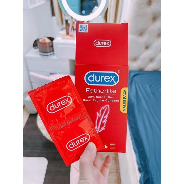 Bao cao su Durex Úc hộp 30 chiếc - Durex Fetherlite siêu mỏng