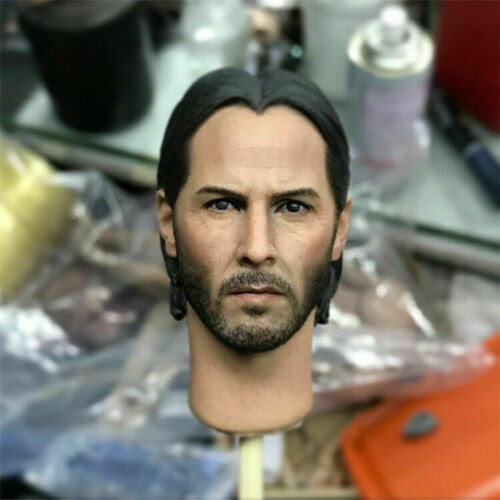 Mô Hình Điêu Khắc Đầu Nhân Vật John Wick Tỉ Lệ 1 / 6 12 "