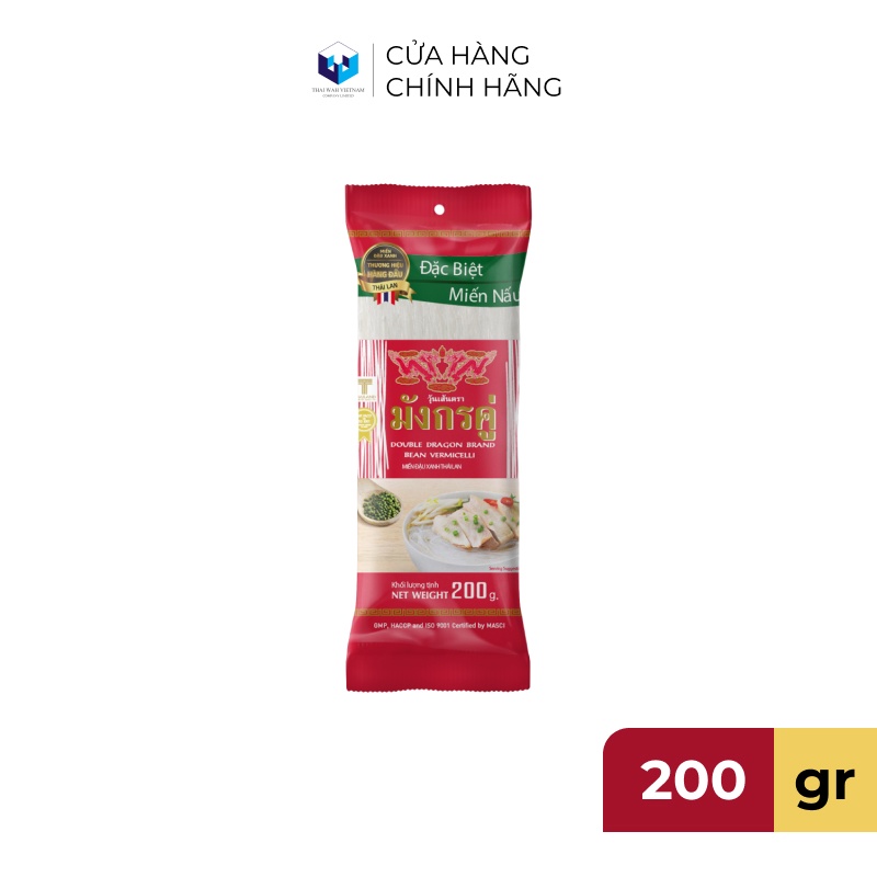 Miến Thái đậu xanh Song Long (sợi nhỡ) 200g