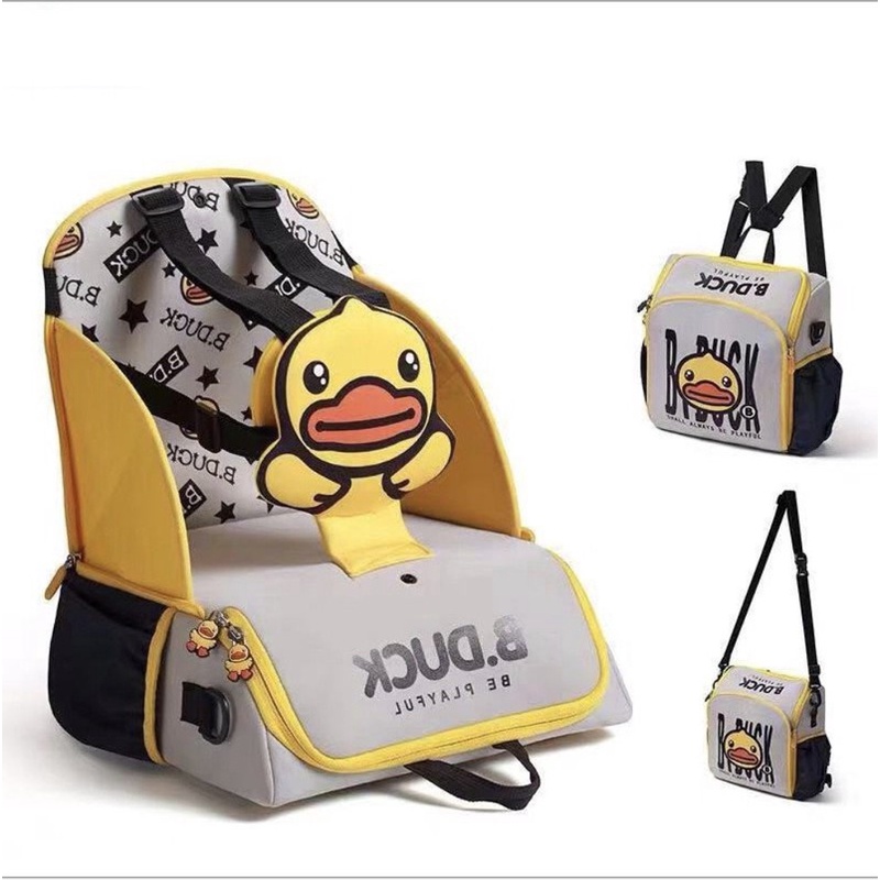 Ghế ngồi ô tô kiêm túi xách đeo tay đựng đồ cho bé B.DUCK Yellow ☘️ FREESHIP ☘️