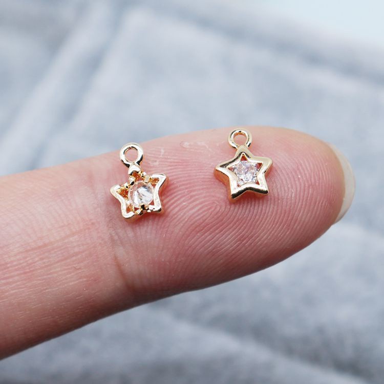 Mặt Dây Chuyền Hình Ngôi Sao Năm Cánh Mạ Vàng 18K