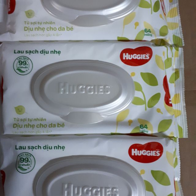 Combo 10 gói khăn ướt Huggies 64 tờ