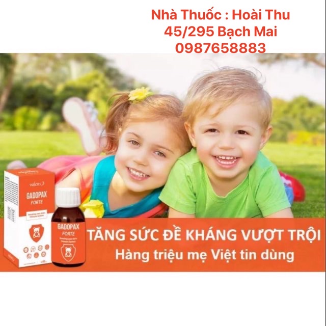 [ Kèm Quà Tặng ] GADOPAX Forte - Tăng miễn dịch cho bé