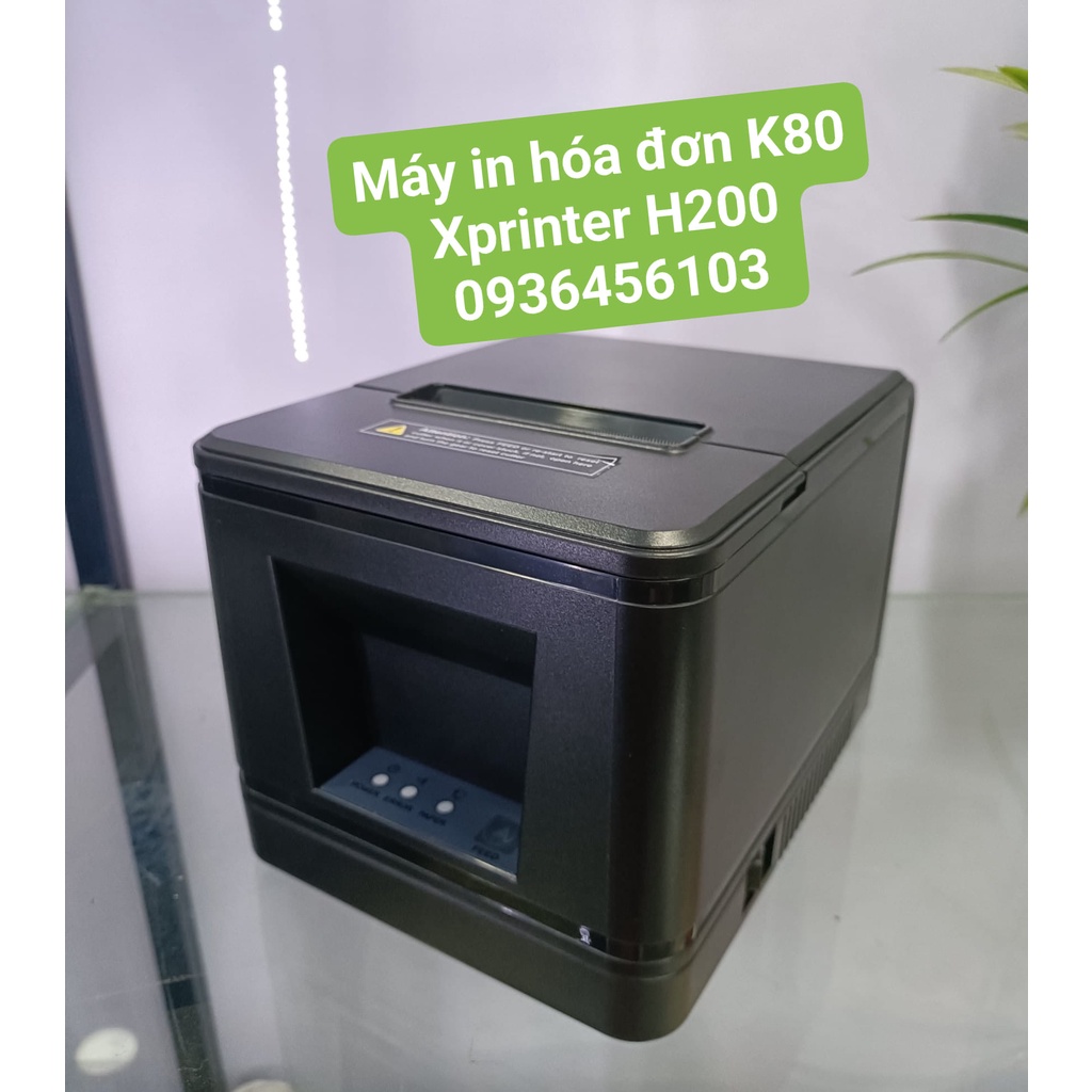 Máy in hóa đơn Xprinter H200 tốc độ in 200mm/s in hóa đơn bán hàng qua máy tính