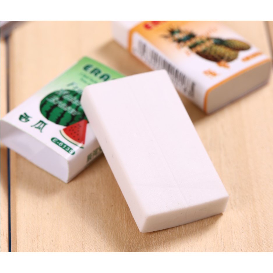 Tẩy Gôm bút chì hoa quả