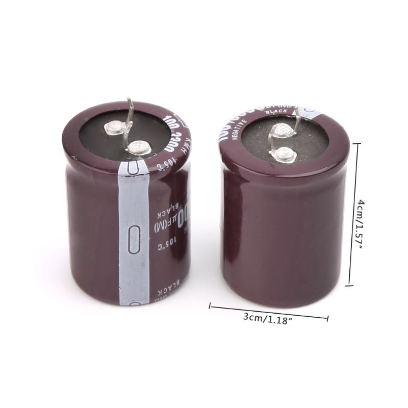 Set 2 Tụ Nhôm 100v 3300uf 30x40mm Chuyên Dụng Cho Tv Lcd