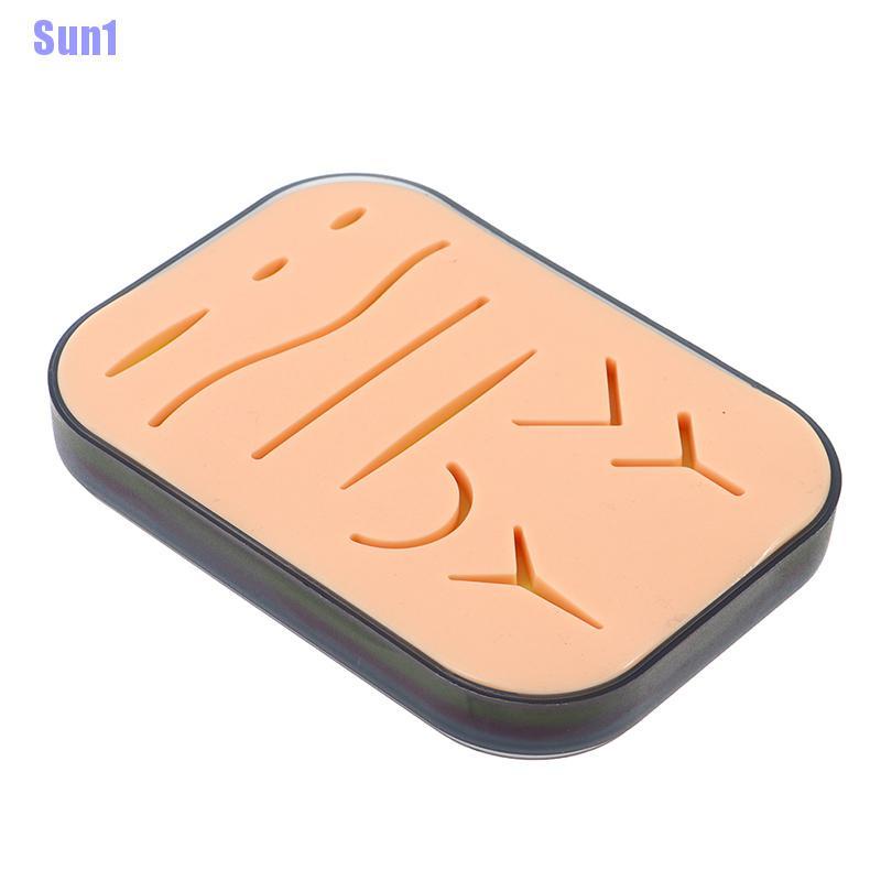 Miếng Đệm Giả Da 3 Lớp Bằng Silicone Dùng Luyện Tập Vết Thương