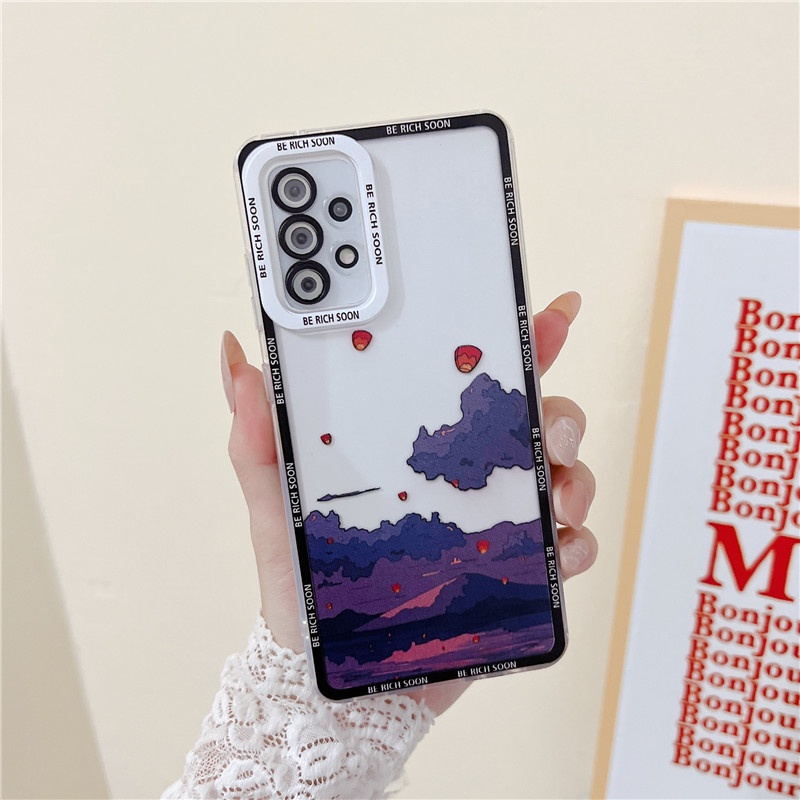 Ốp Điện Thoại Cho OPPO A15 A16 A54 4G A3S A12E A52 A92 A31 A5 A9 A53 2020 A5S A7 A37 A37F F9 A93 A94 RENO 4F 5F