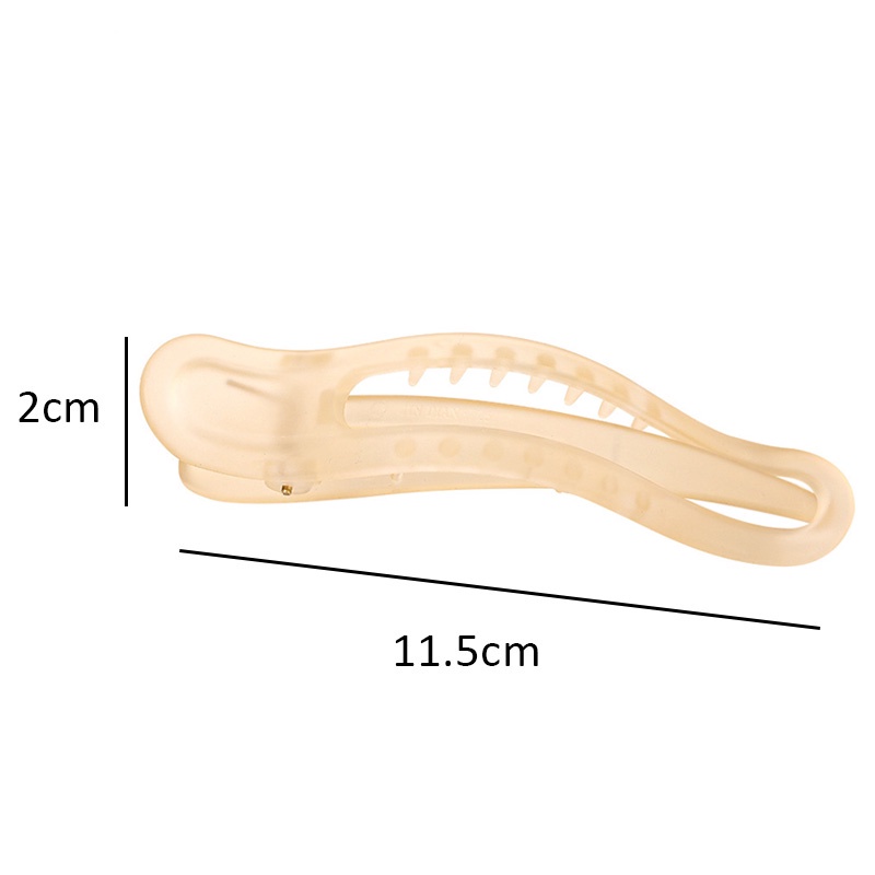 Kẹp tóc mỏ vịt nhám cỡ lớn thời trang thanh lịch cho nữ