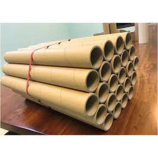 5 Ống Giấy Carton Gói Hàng Decal , Tranh ảnh ( Dài 50cm x 90 x 3mm)