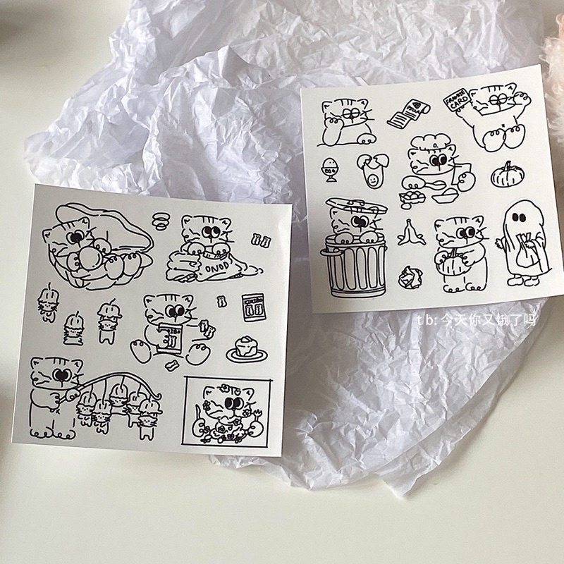 Hình dán/sticker đáng yêu trang trí decor sổ 025