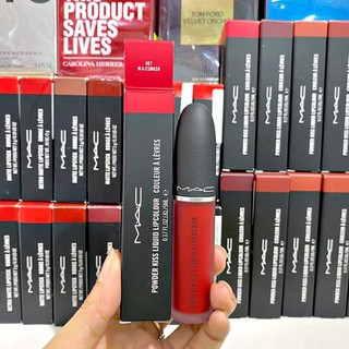 Son kem Mac Powder Kiss Liquid Lipcolour #Mac Smash