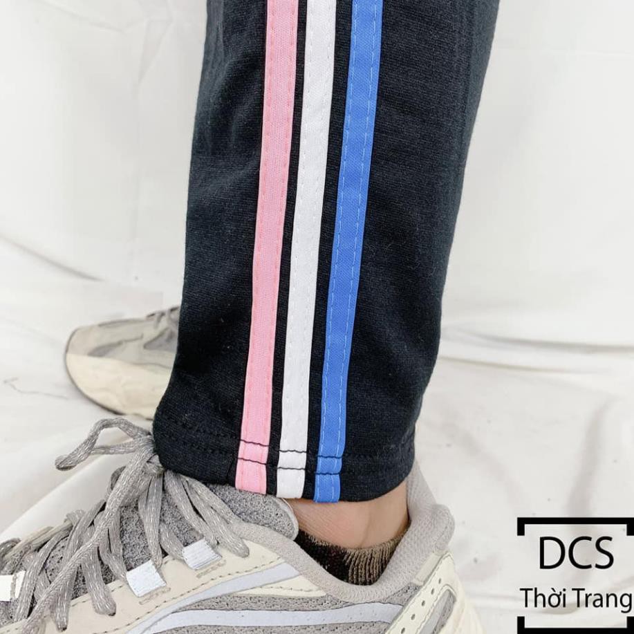 Quần 3 Rót Phối Màu Ống Xuông - Quần Thun Chất Da Cá Không Xù
