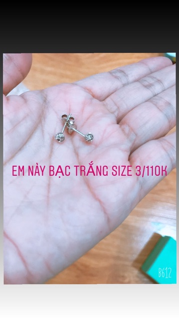 TpHcm🍒BÔNG TAI BẠC925 Thailand